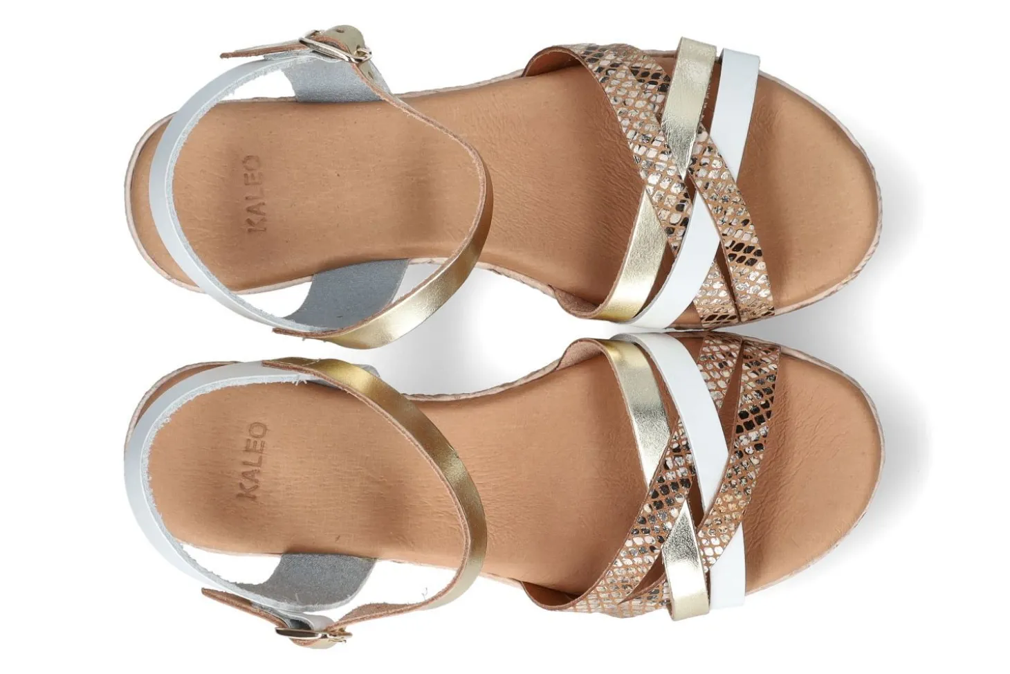 Sandalen met sleehak KALEO