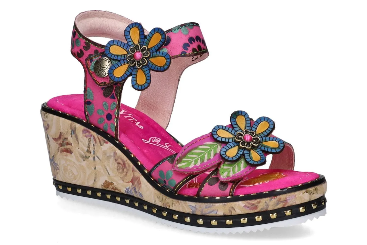 Sandalen met sleehak LAURA VITA