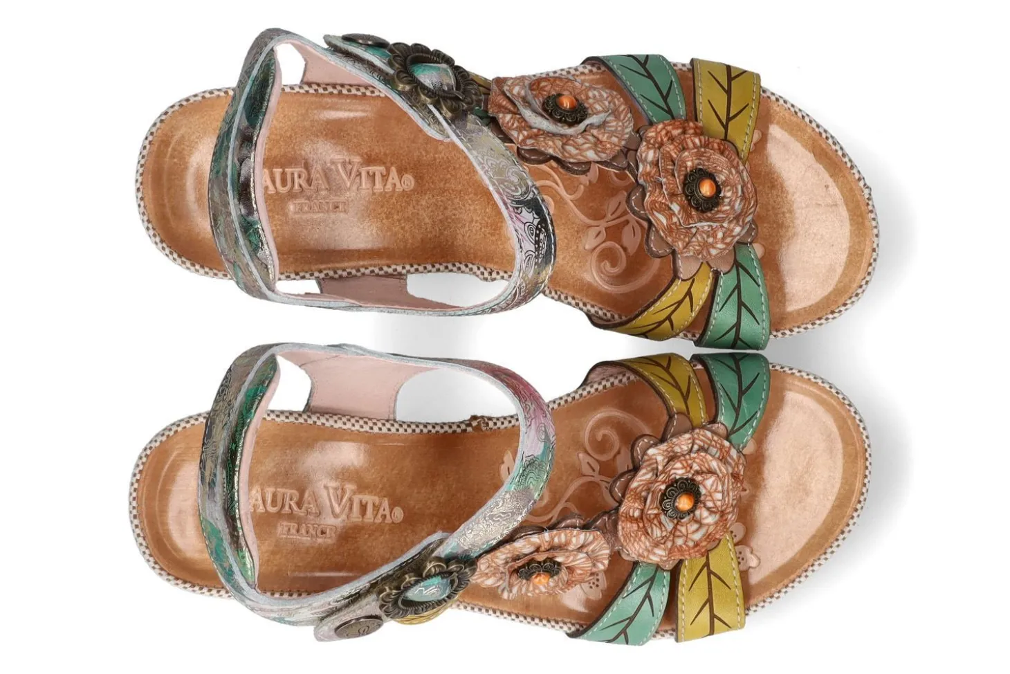 Sandalen met sleehak LAURA VITA