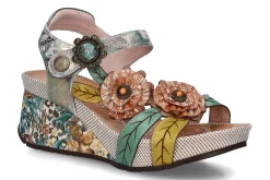Sandalen met sleehak LAURA VITA
