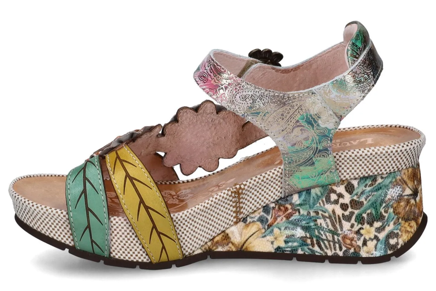 Sandalen met sleehak LAURA VITA