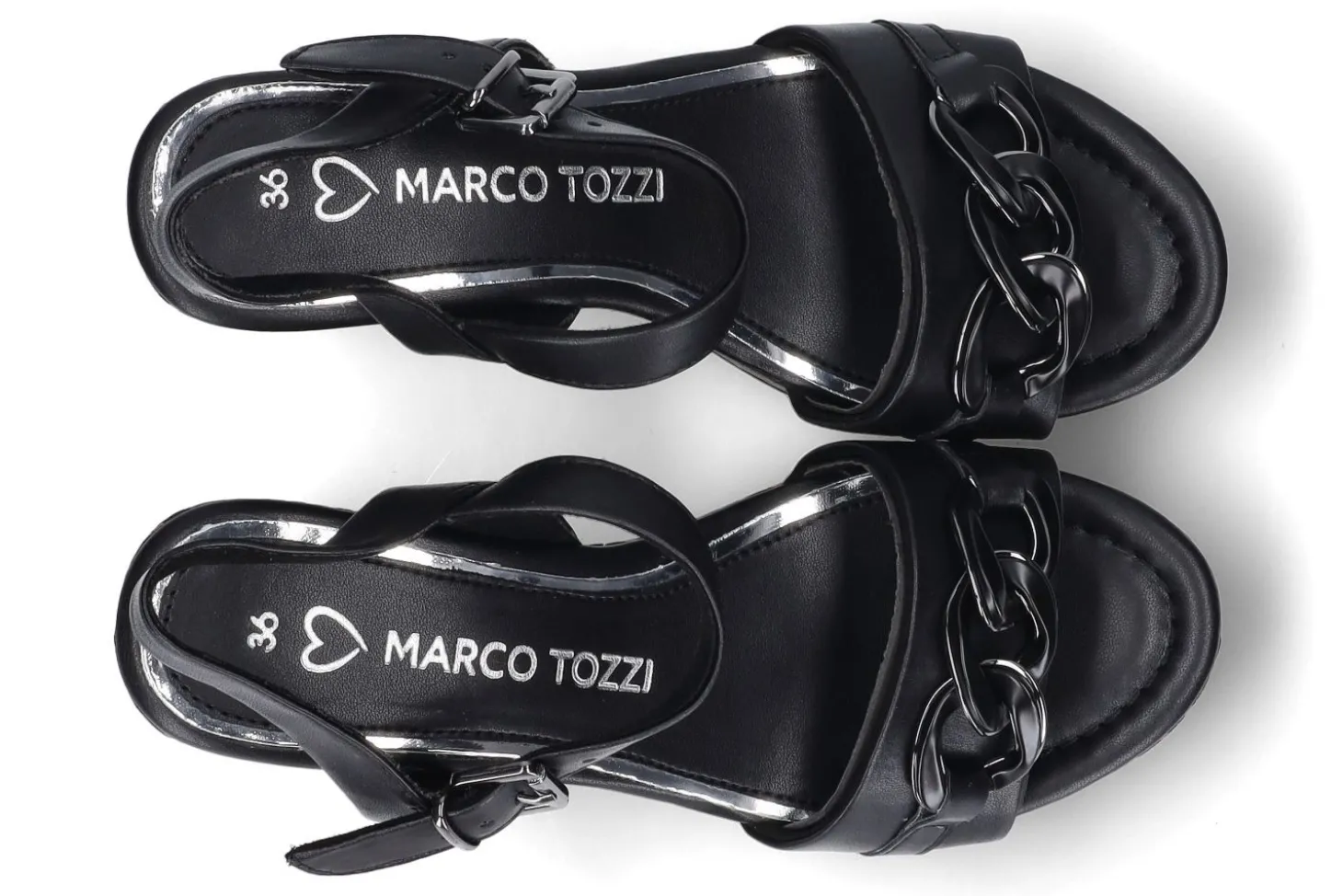 Sandalen met sleehak MARCO TOZZI