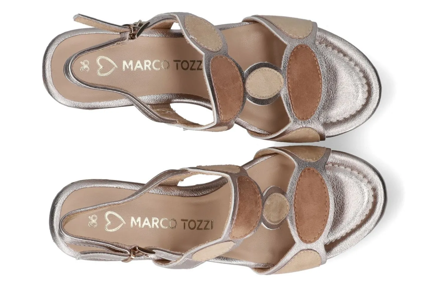Sandalen met sleehak MARCO TOZZI