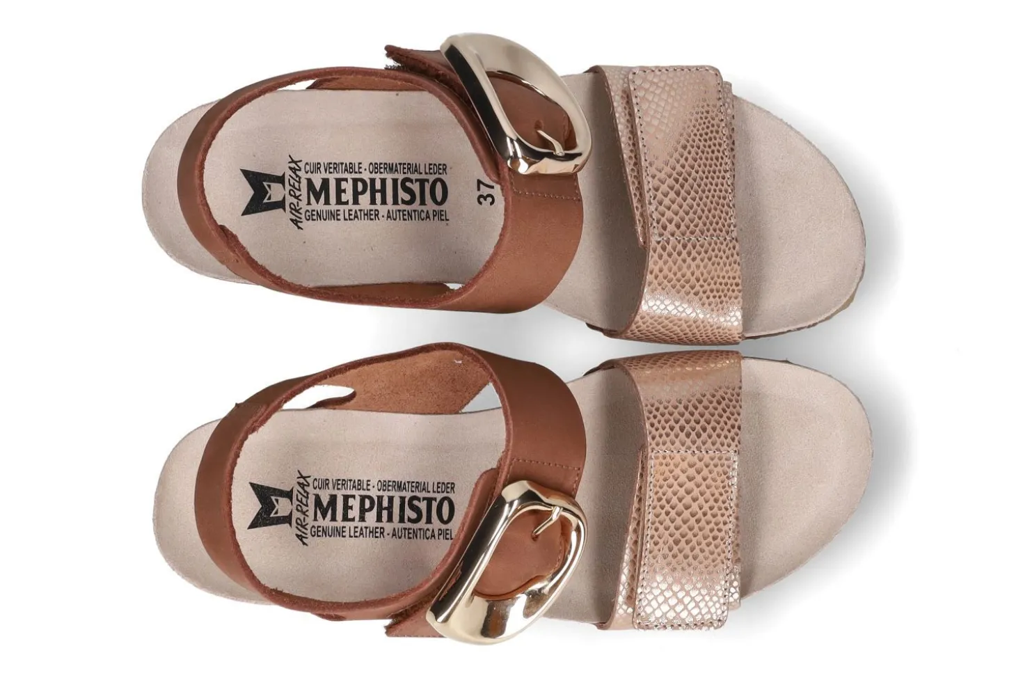 Sandalen met sleehak MEPHISTO