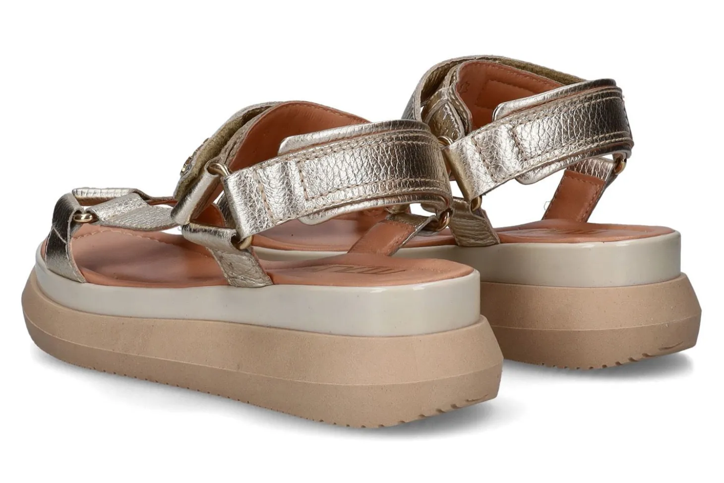 Sandalen met sleehak MJUS
