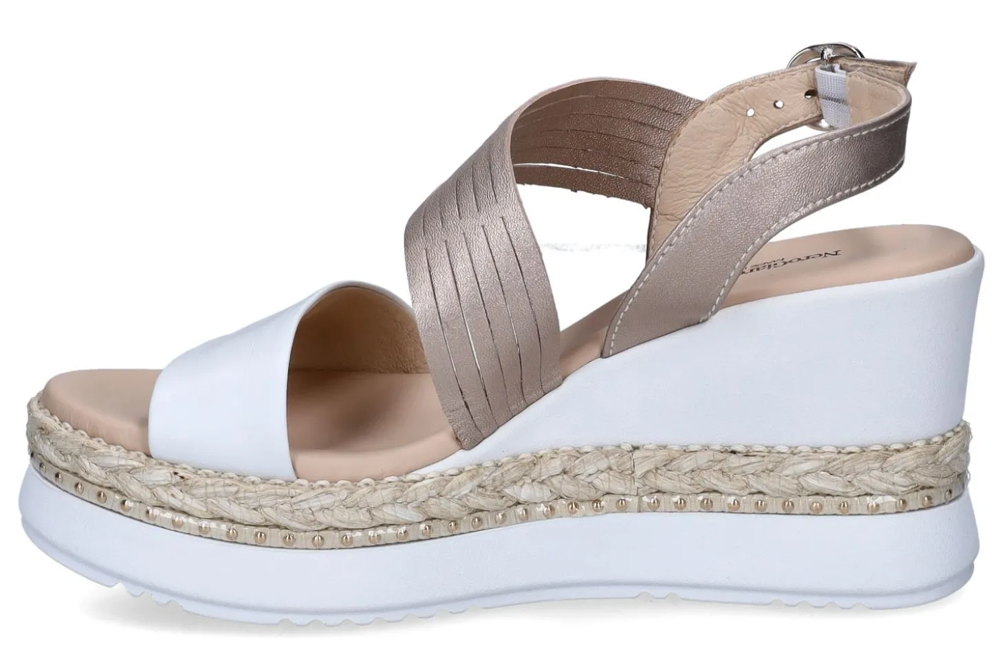 Sandalen met sleehak NEROGIARDINI