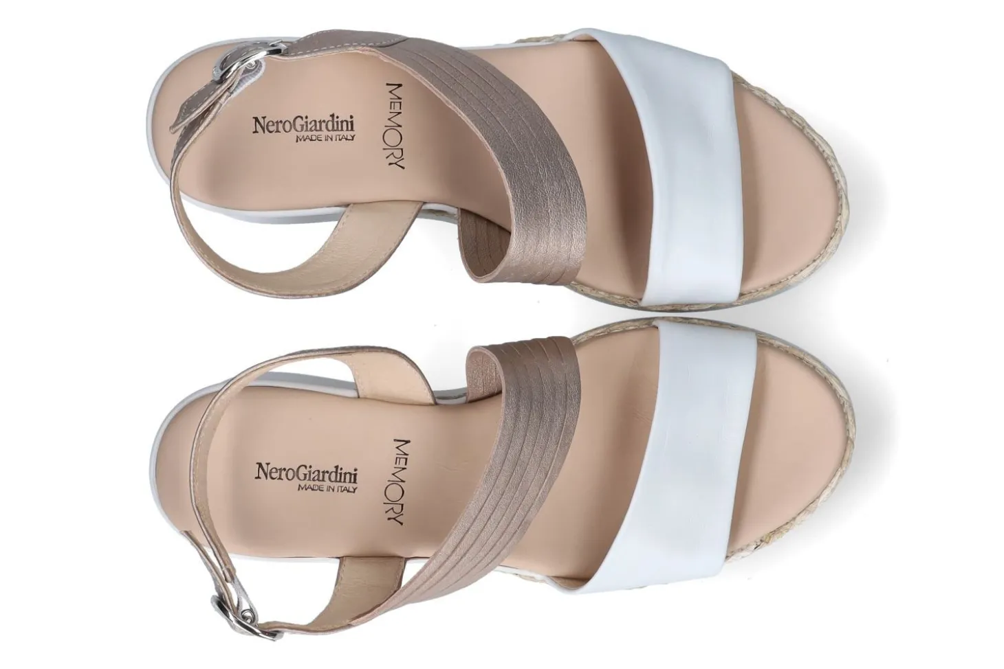 Sandalen met sleehak NEROGIARDINI