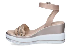 Sandalen met sleehak NEROGIARDINI