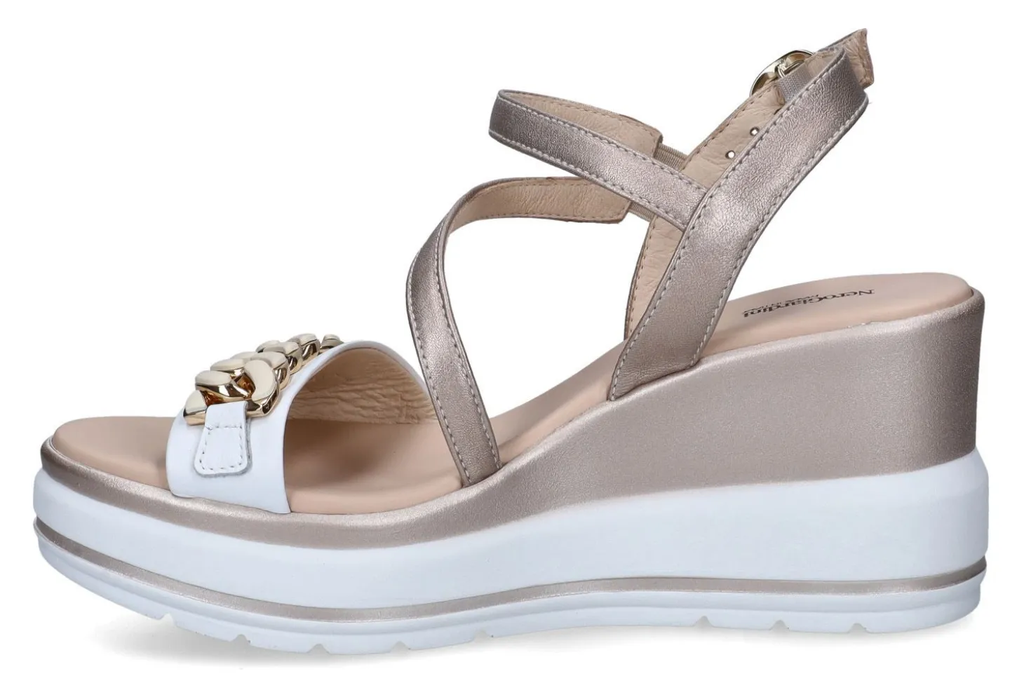 Sandalen met sleehak NEROGIARDINI
