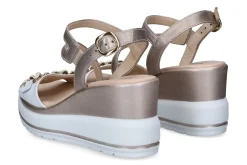 Sandalen met sleehak NEROGIARDINI