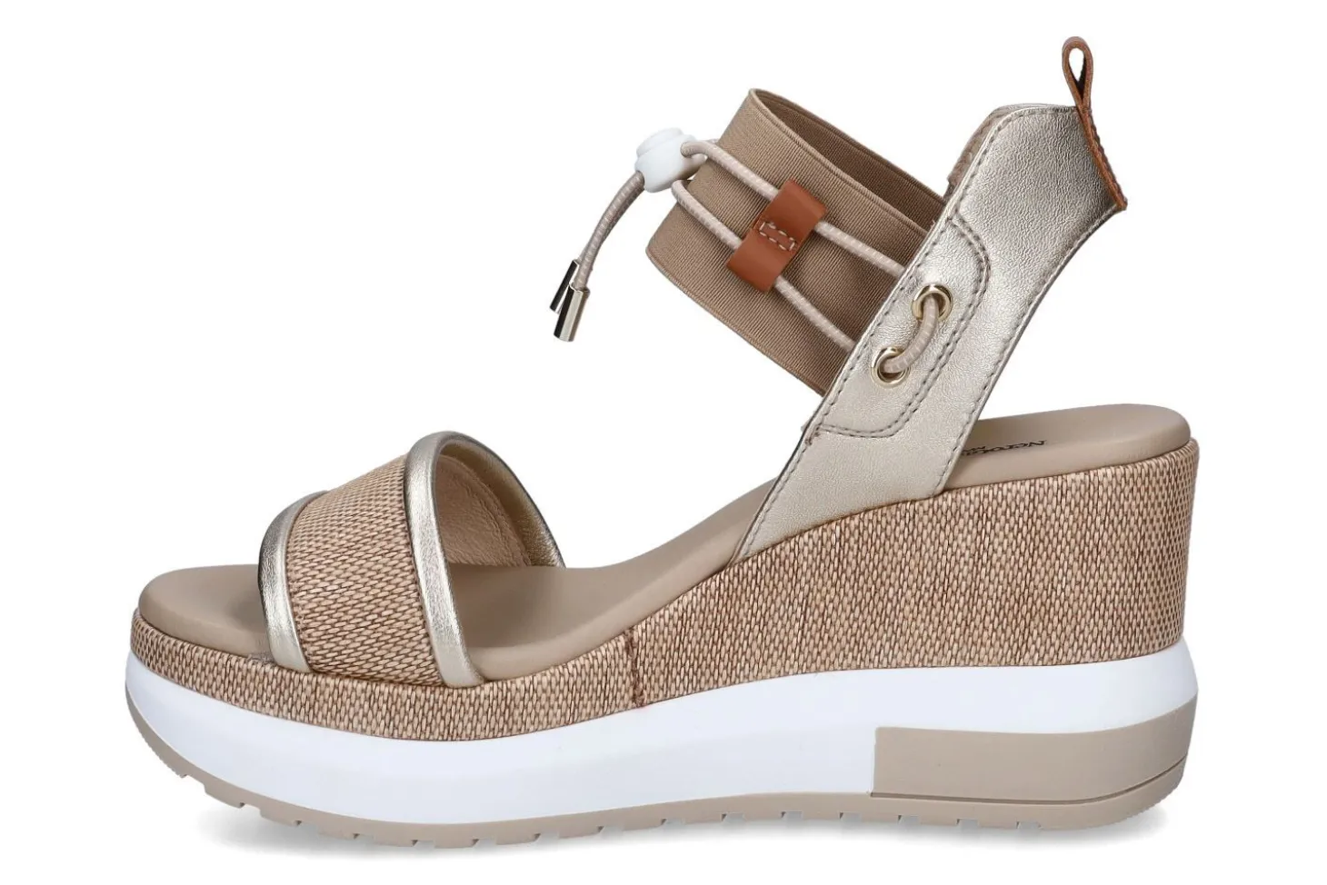 Sandalen met sleehak NEROGIARDINI