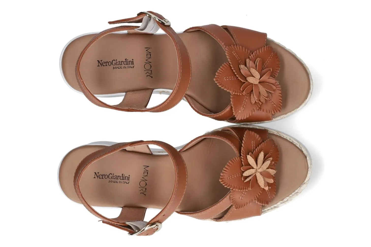 Sandalen met sleehak NEROGIARDINI