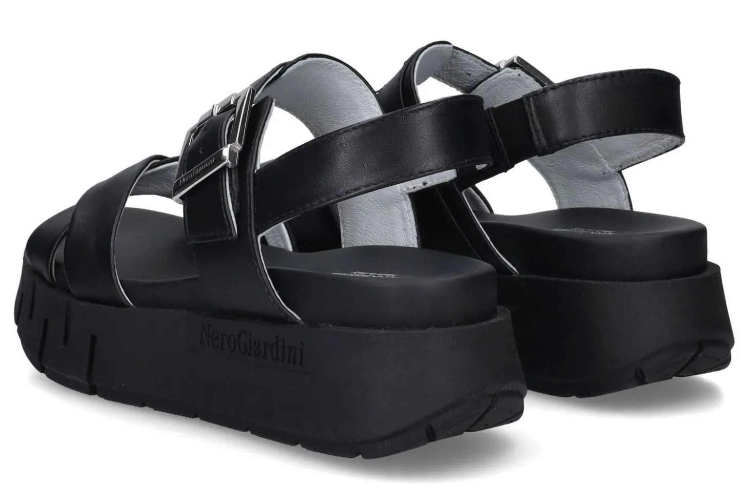 Sandalen met sleehak NEROGIARDINI
