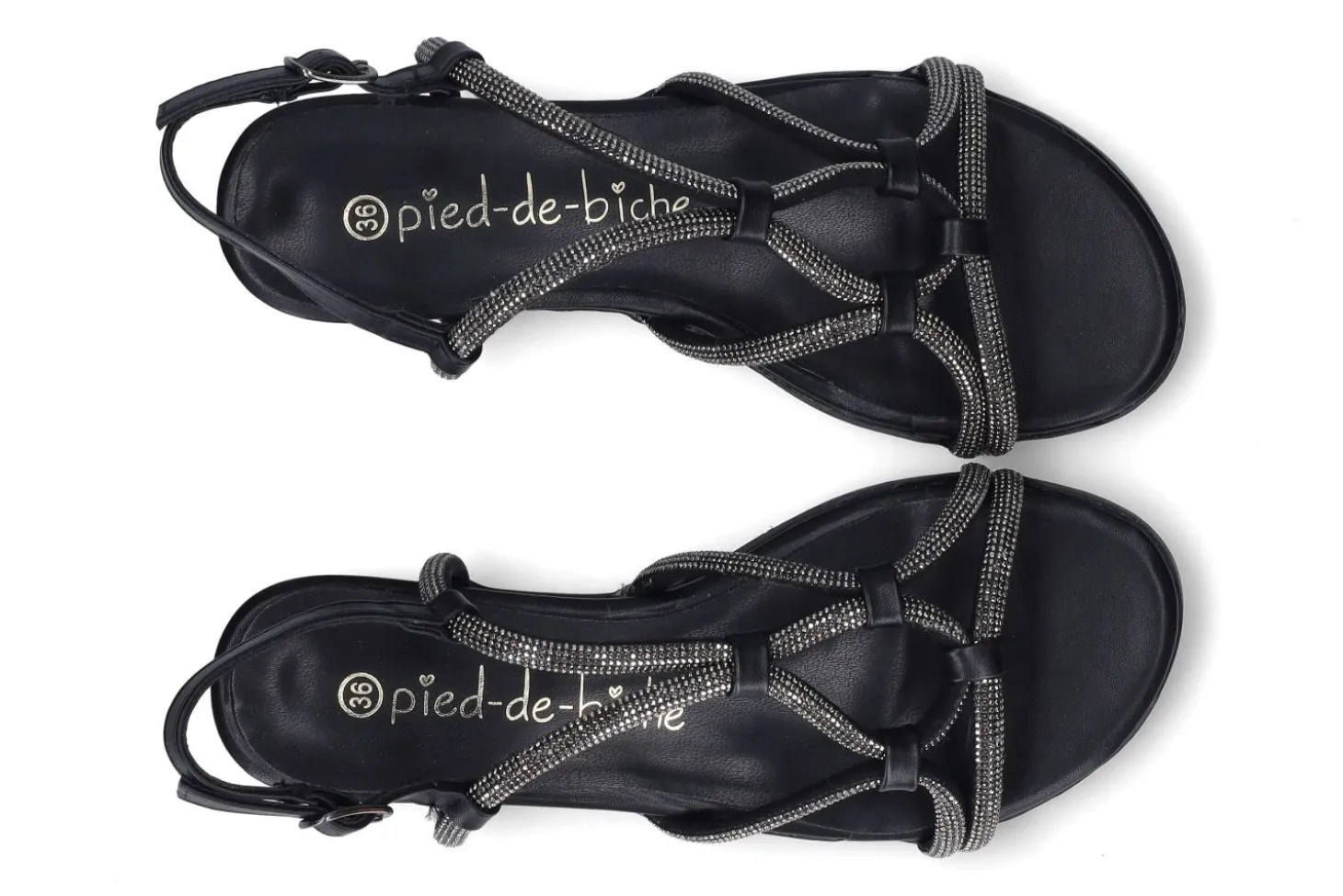 Sandalen met sleehak PIED DE BICHE