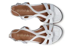 Sandalen met sleehak PIED DE BICHE