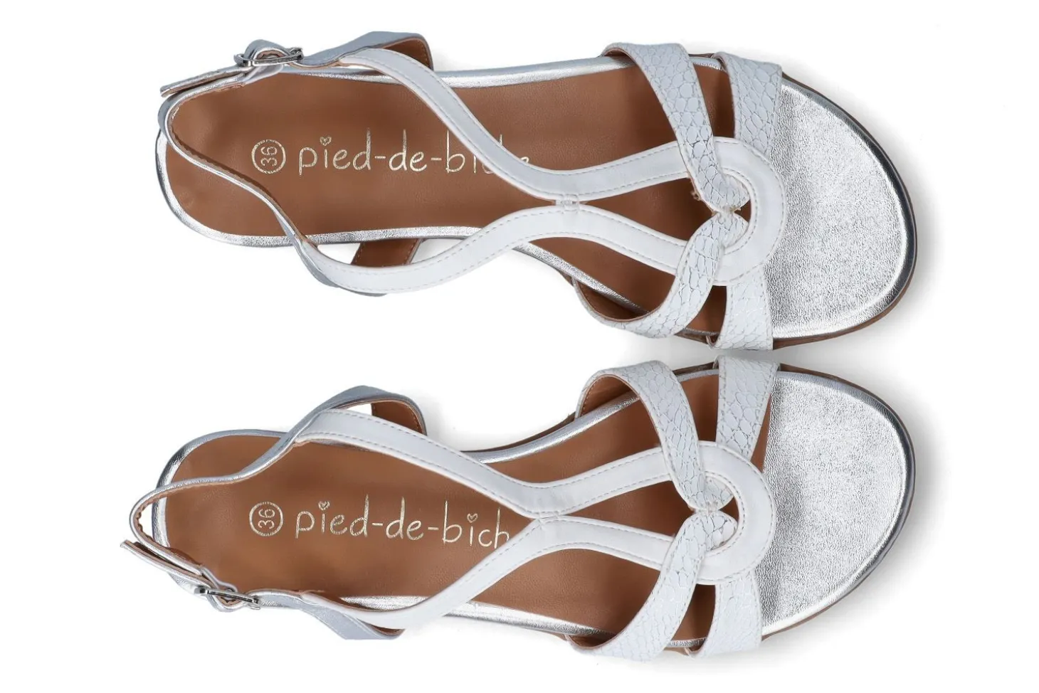 Sandalen met sleehak PIED DE BICHE