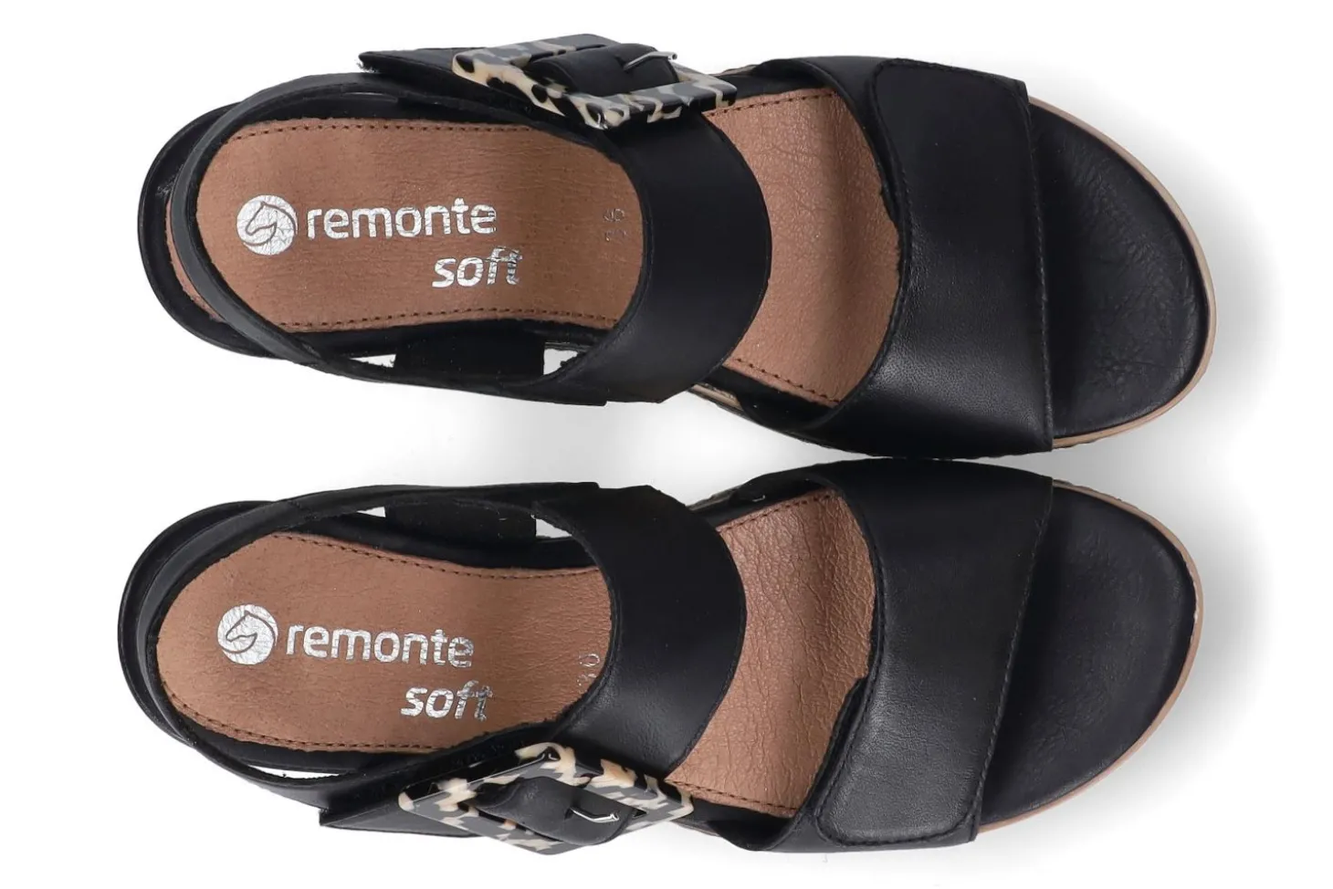 Sandalen met sleehak REMONTE