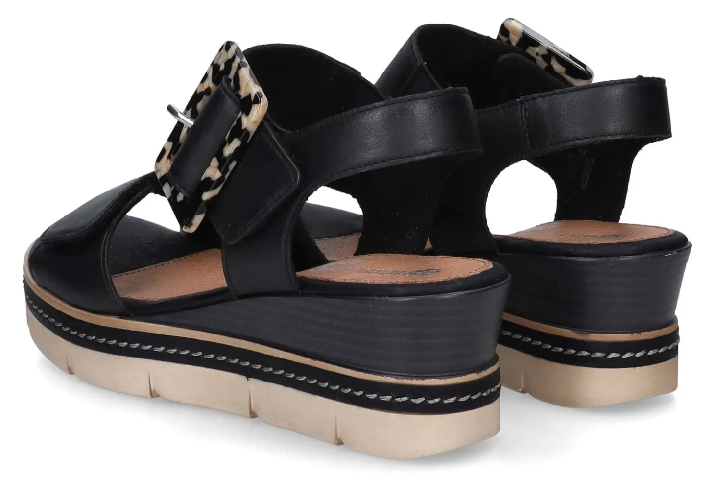Sandalen met sleehak REMONTE