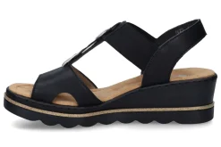 Sandalen met sleehak RIEKER