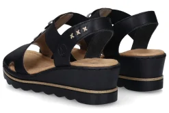 Sandalen met sleehak RIEKER