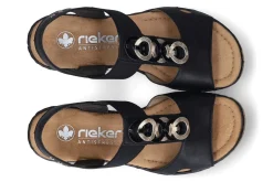 Sandalen met sleehak RIEKER