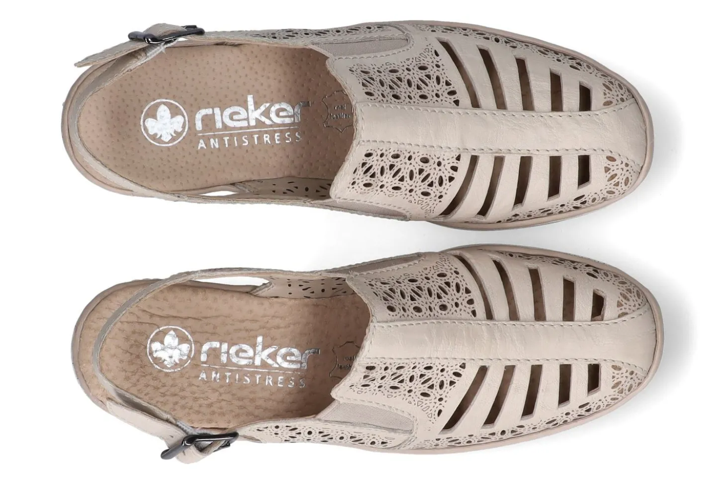 Sandalen met sleehak RIEKER