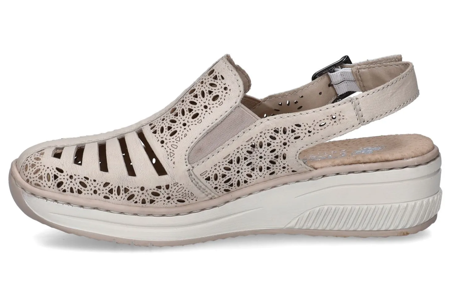 Sandalen met sleehak RIEKER