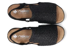 Sandalen met sleehak RIEKER
