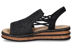 Sandalen met sleehak RIEKER