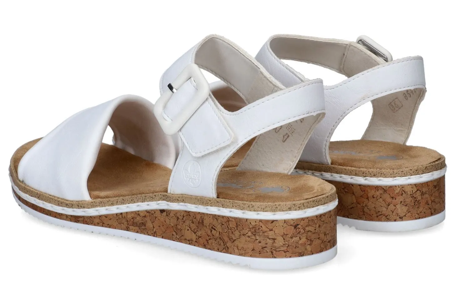 Sandalen met sleehak RIEKER