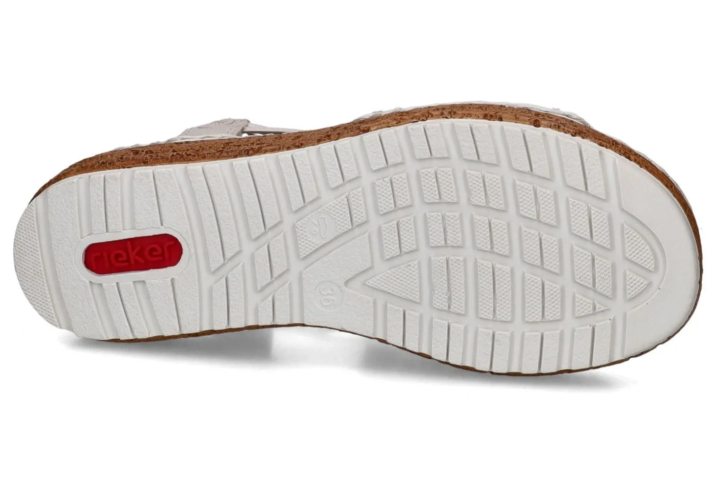 Sandalen met sleehak RIEKER