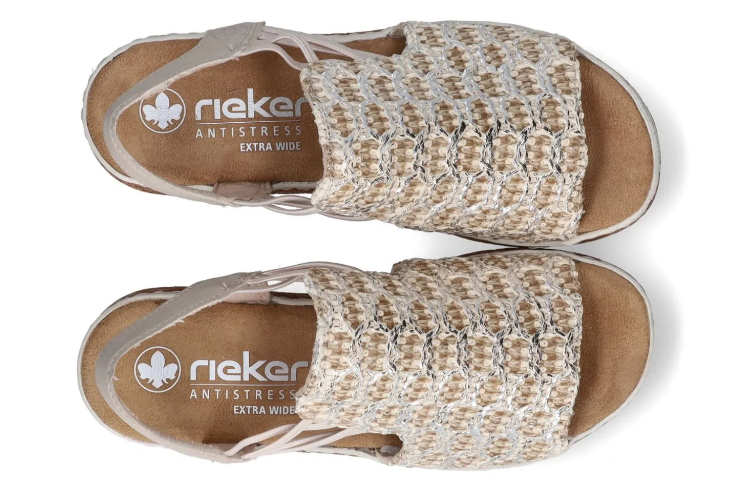 Sandalen met sleehak RIEKER