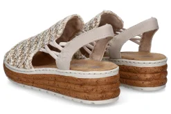 Sandalen met sleehak RIEKER