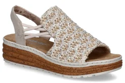 Sandalen met sleehak RIEKER
