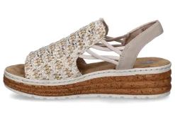 Sandalen met sleehak RIEKER