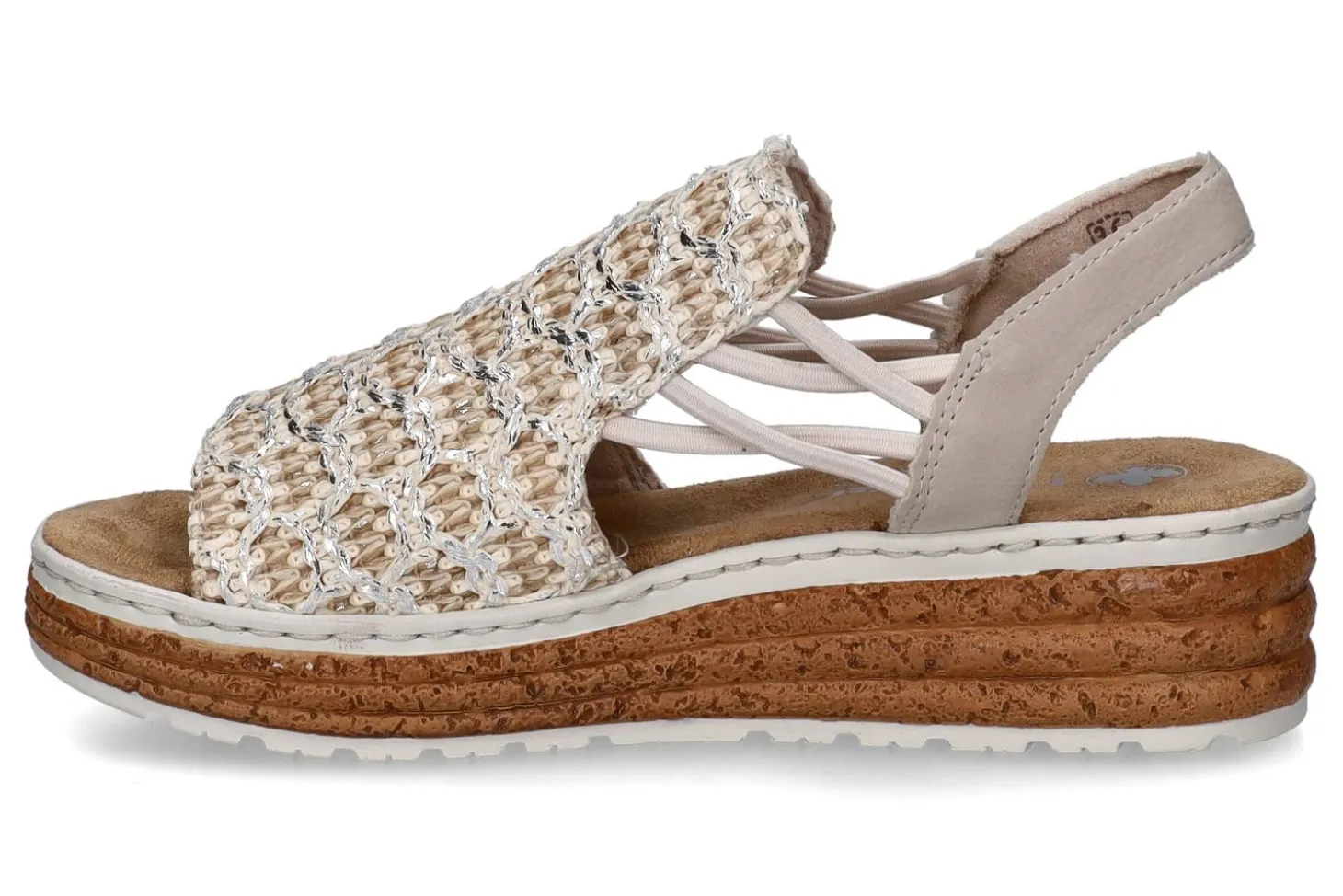 Sandalen met sleehak RIEKER