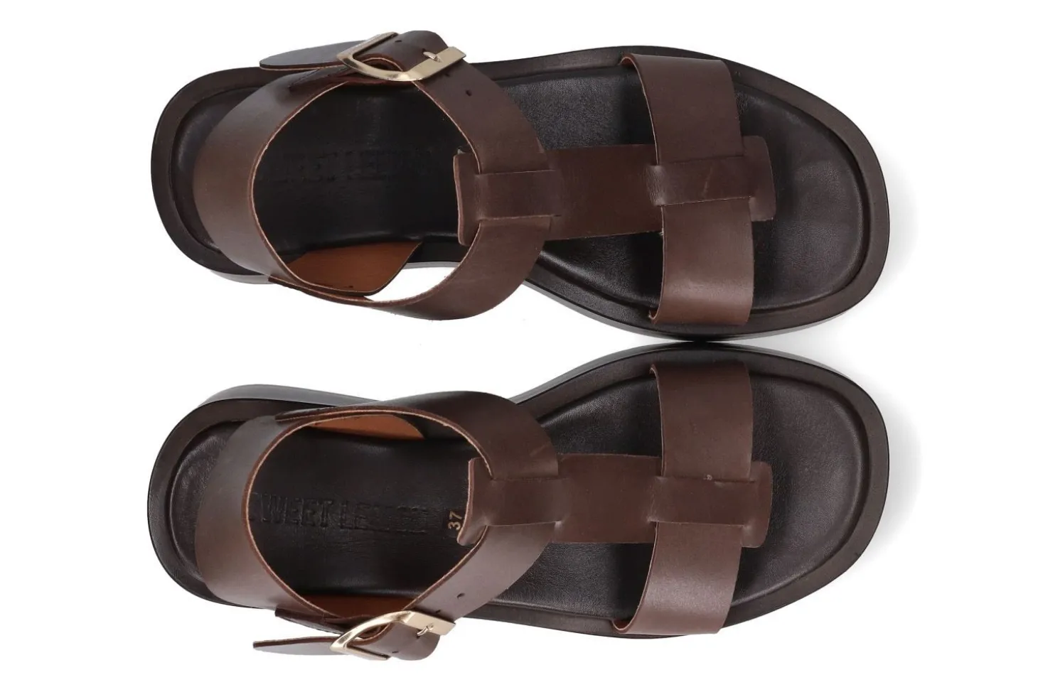 Sandalen met sleehak SWEET LEMON
