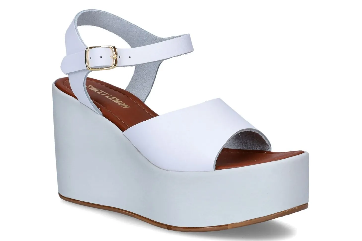 Sandalen met sleehak SWEET LEMON