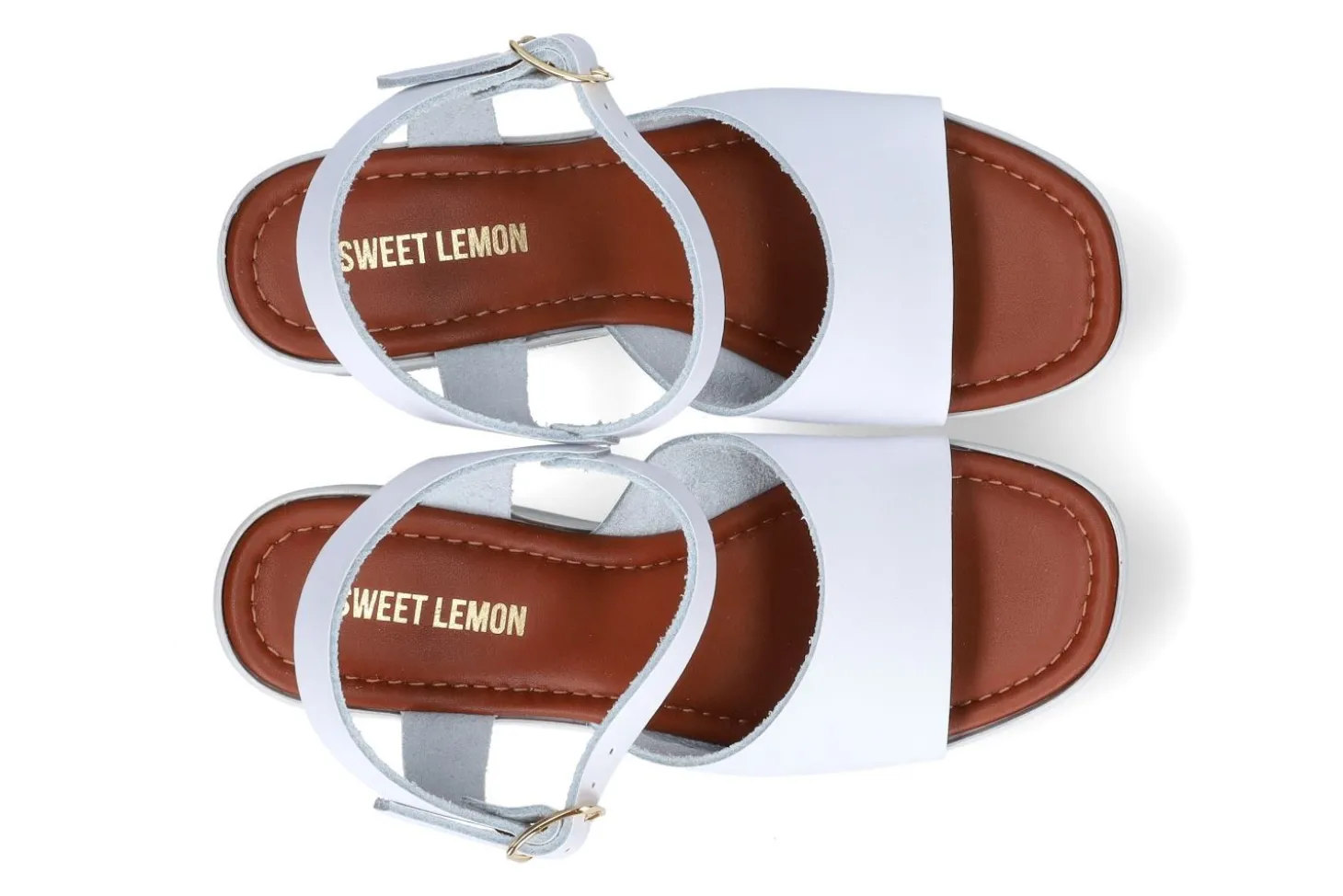 Sandalen met sleehak SWEET LEMON