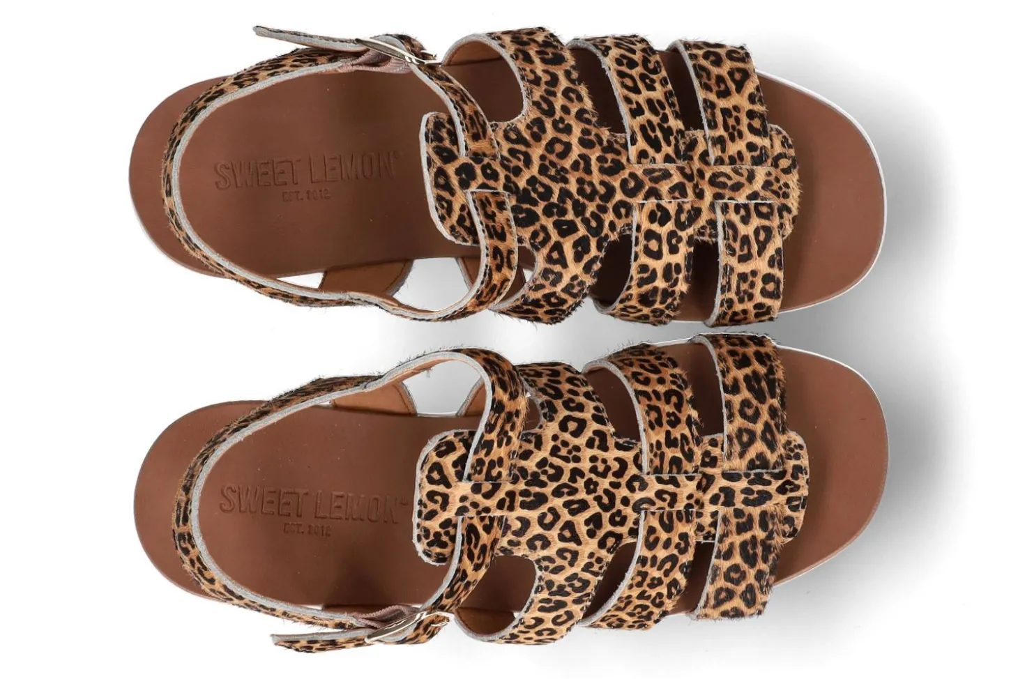 Sandalen met sleehak SWEET LEMON