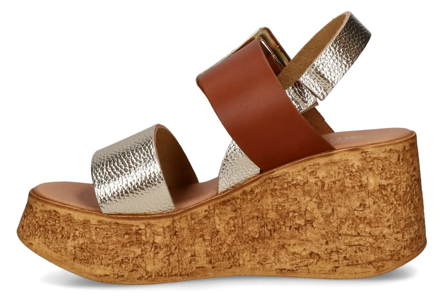 Sandalen met sleehak SWEET LEMON
