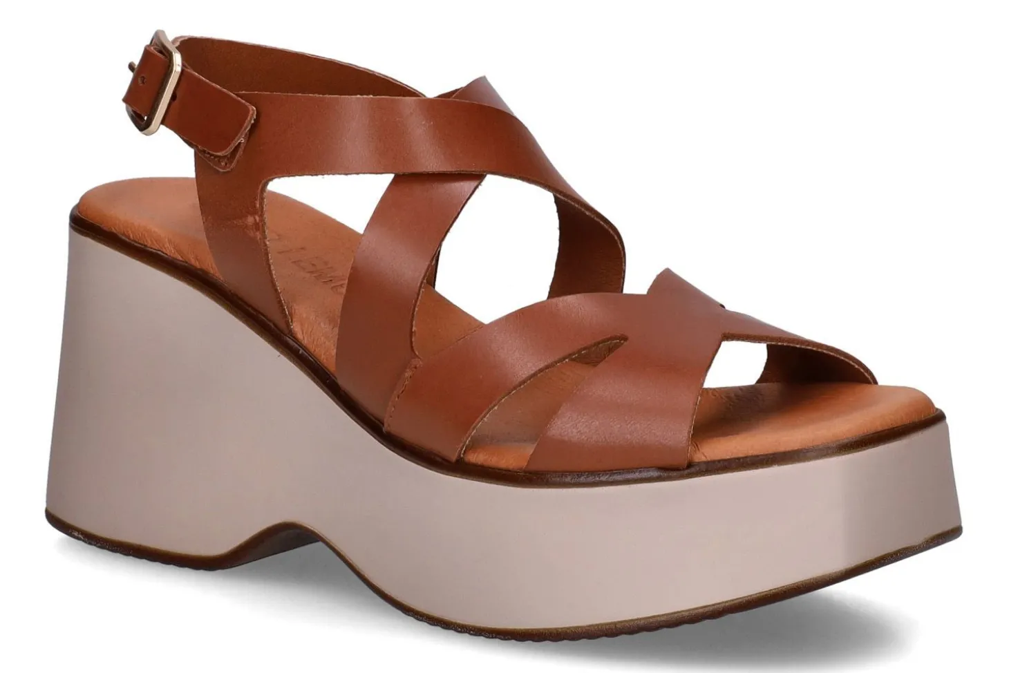 Sandalen met sleehak SWEET LEMON