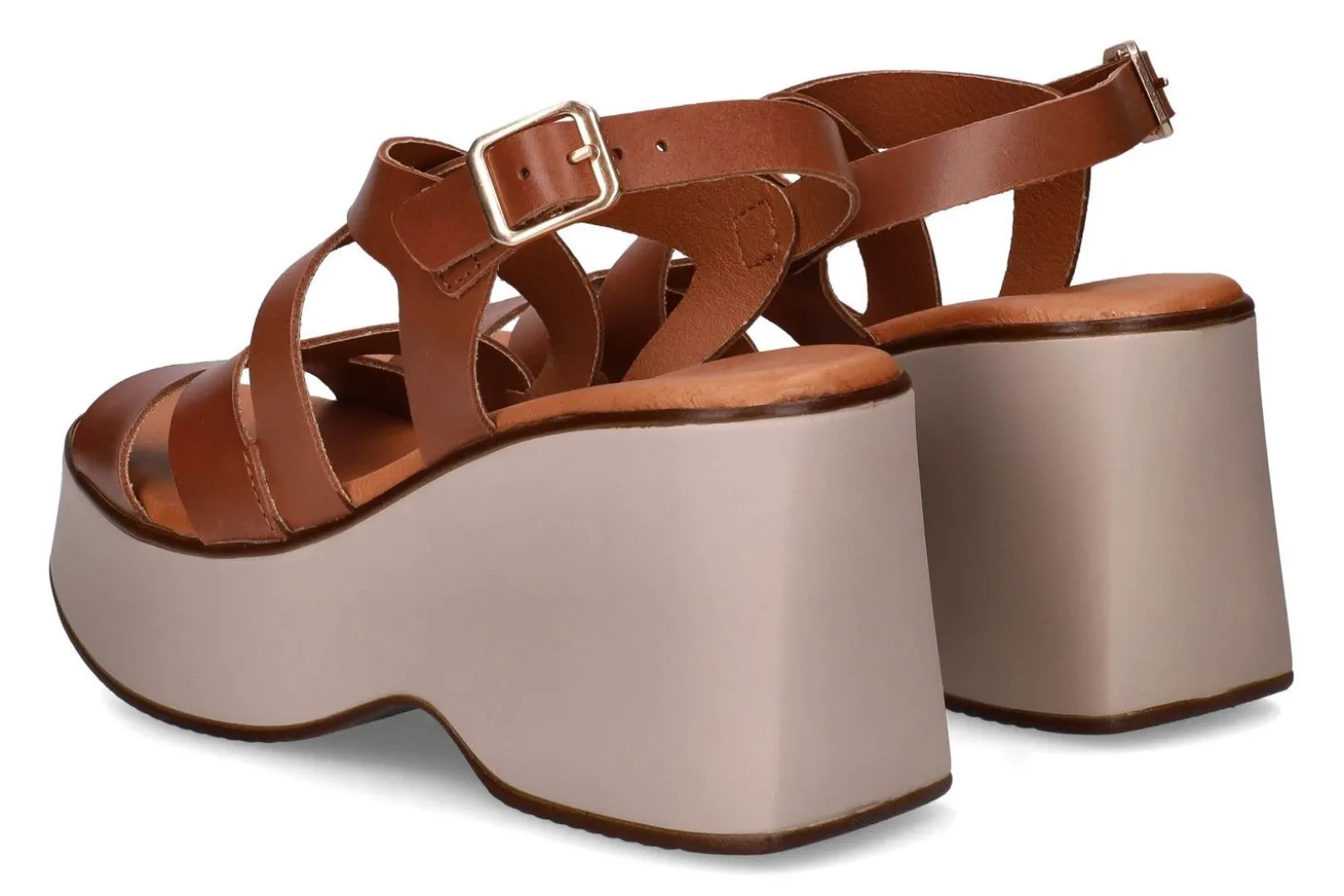 Sandalen met sleehak SWEET LEMON