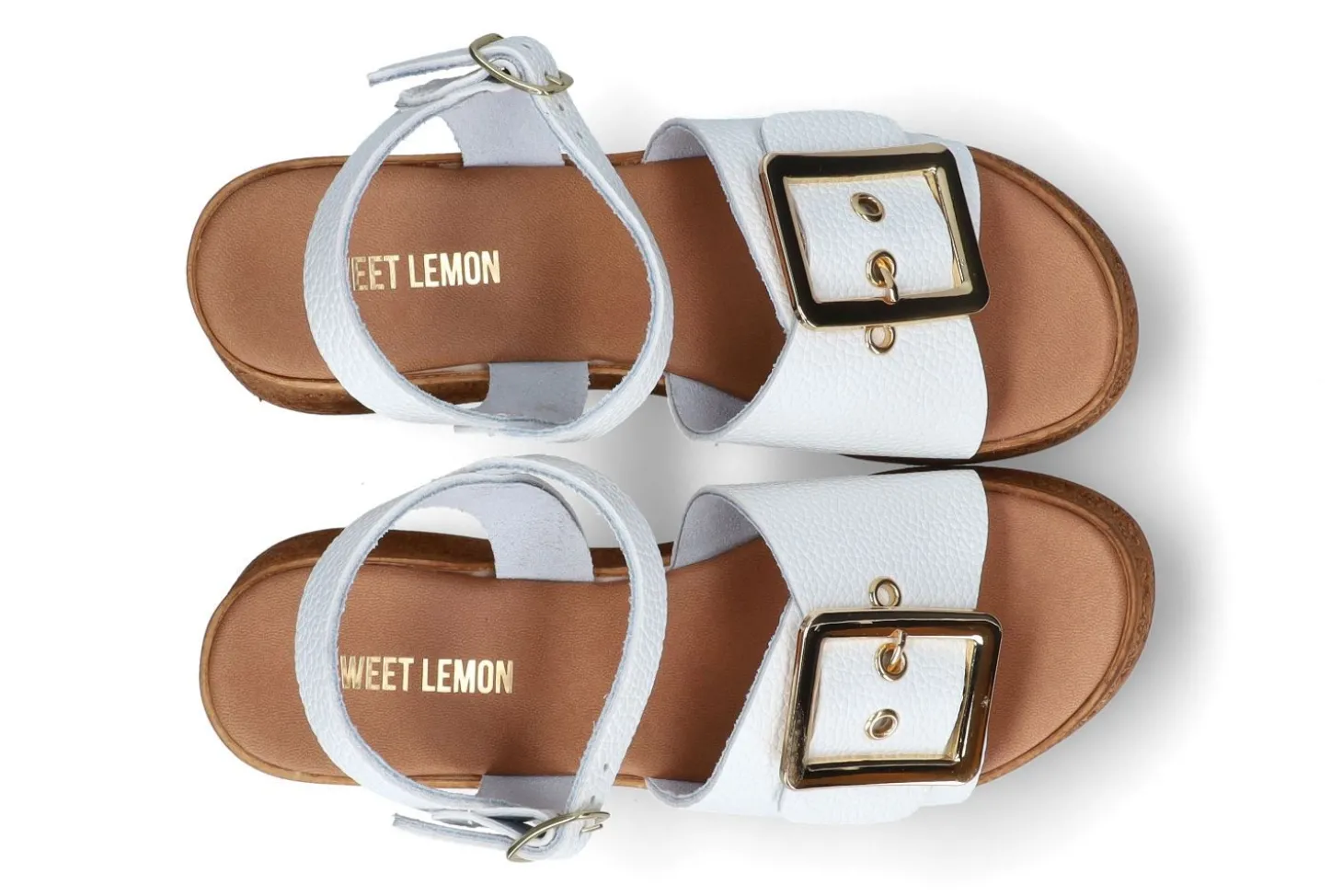 Sandalen met sleehak SWEET LEMON