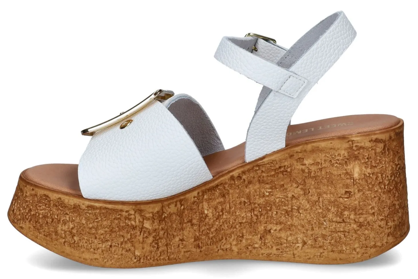 Sandalen met sleehak SWEET LEMON