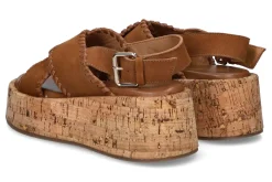 Sandalen met sleehak SWEET LEMON