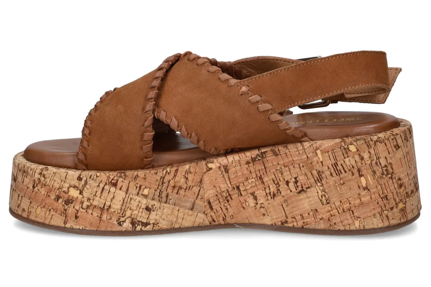 Sandalen met sleehak SWEET LEMON