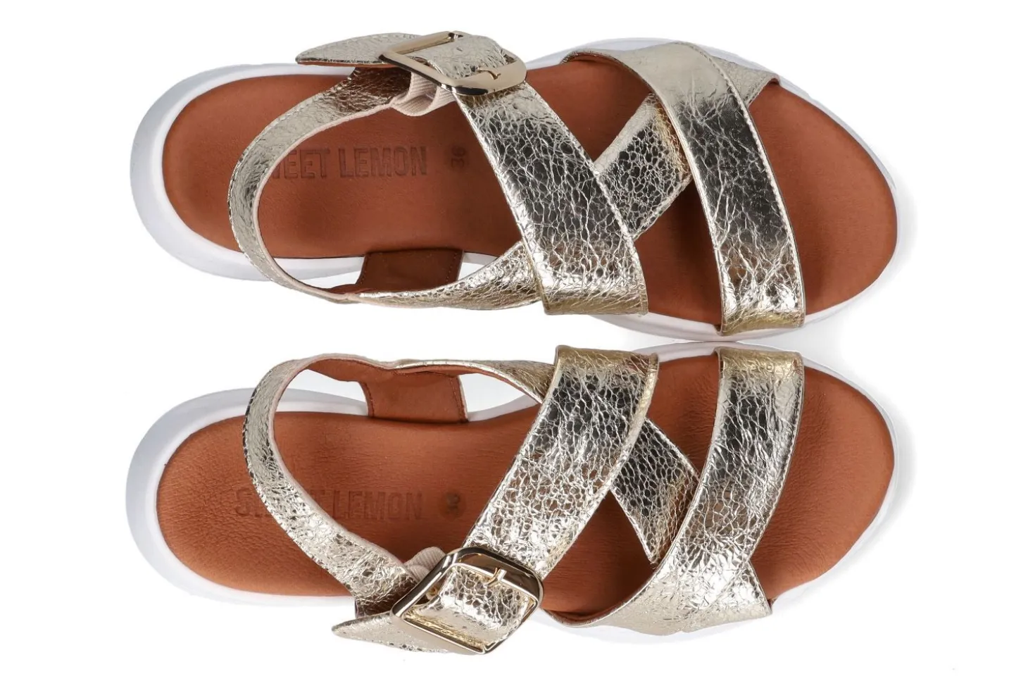 Sandalen met sleehak SWEET LEMON