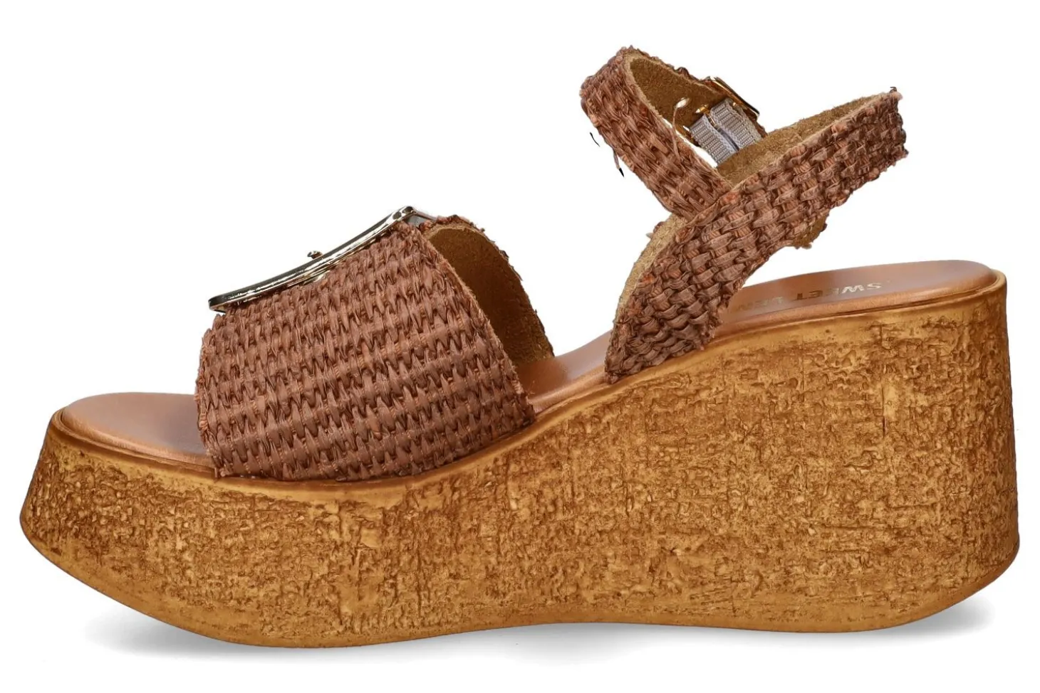 Sandalen met sleehak SWEET LEMON