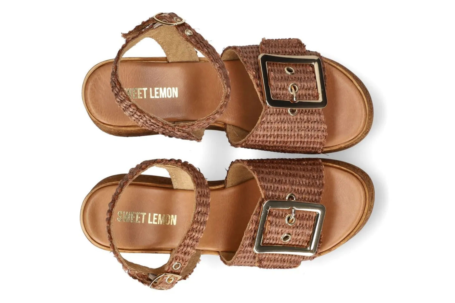 Sandalen met sleehak SWEET LEMON